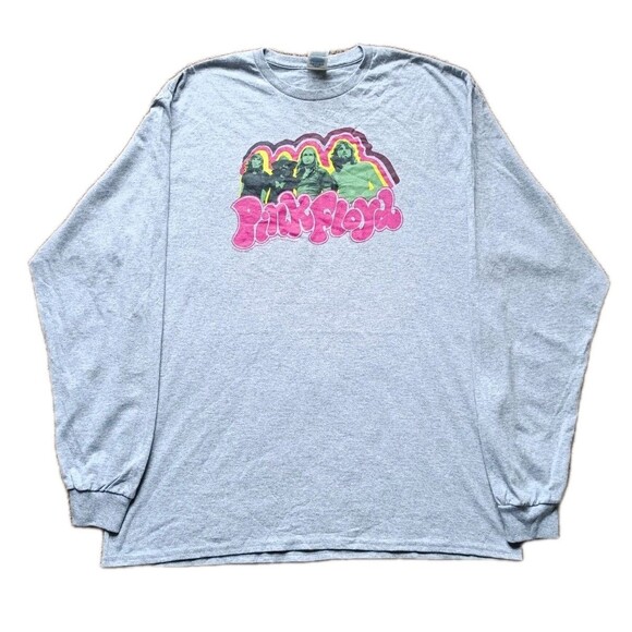 Pink Floyd Band Members T-Shirt Men's XL Psychedelic Graphic Gray Short Sleeve - Picture 1 of 7